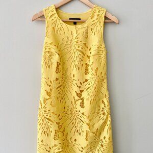 BANANA REPUBLIC Yellow Lace Dress - Size 4